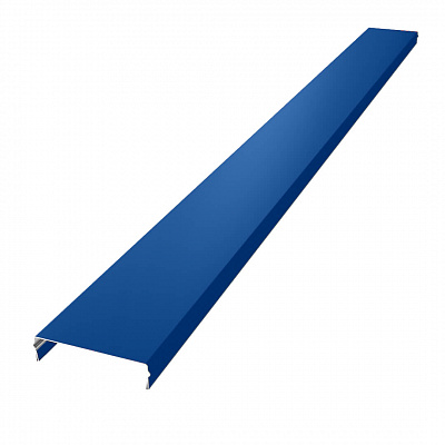 Ламель Металлопланкен ВСТАВКА 100мм на 20мм RAL5005 Синий Сигнал