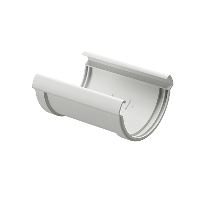 Соединитель желобов Дёке ЛЮКС пломбир фото Центр Металлокровли