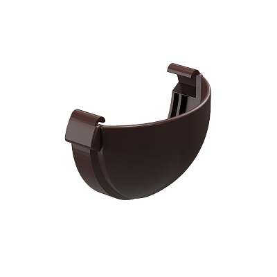 Заглушка желоба Деке ЛЮКС шоколад фото Центр Металлокровли