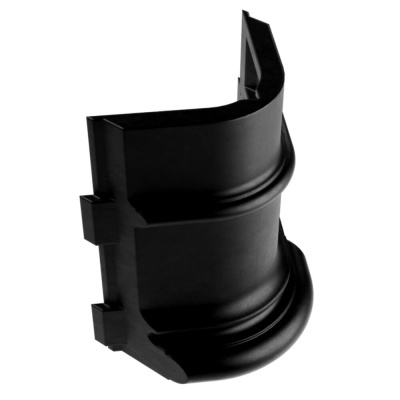 Подступенок угловой Verona 110х140х30мм Черный фото 2