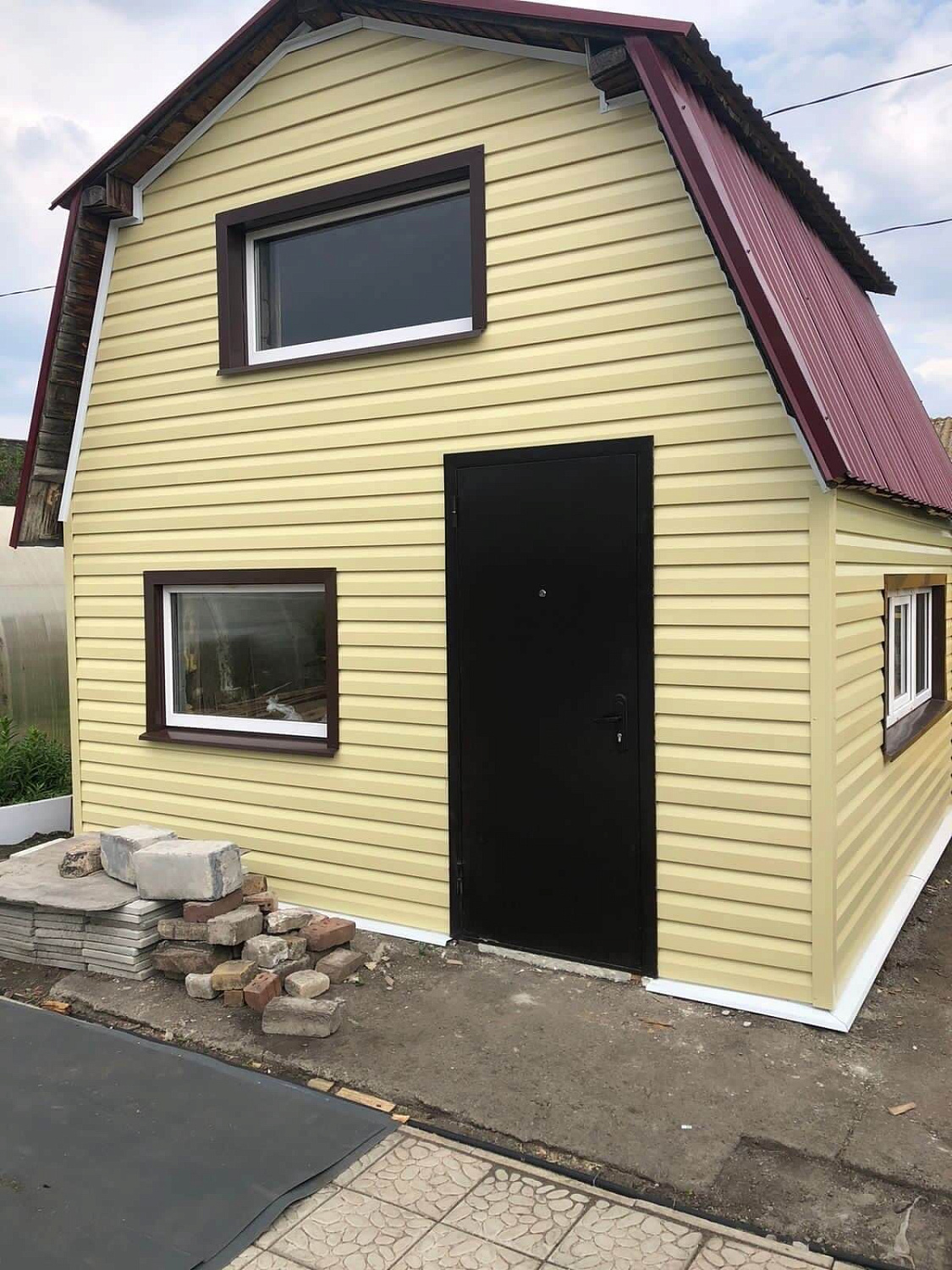 Металлический сайдинг Корабельная доска 60м2 RAL1014 Бежевый полиэстер