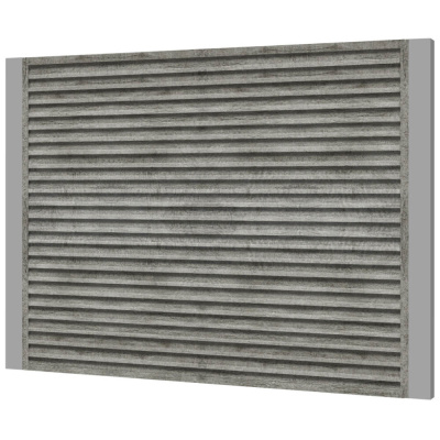 Забор жалюзи ЭКО-Z Винтаж SteelArt односторонний на металлических столбах